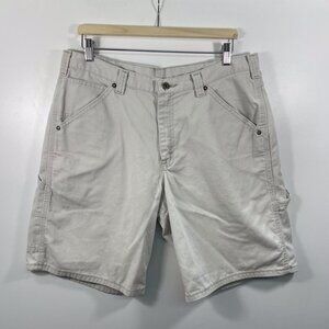 Lee White Denim Shorts